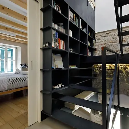 Villa Modern Design In Old Stone House With A Garden In The Center Of Split