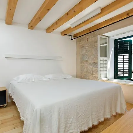 Modern Design In Old Stone House With A Garden In The Center Of *