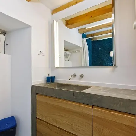 Modern Design In Old Stone House With A Garden In The Center Of Villa Split